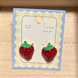 A New Day Strawberry Earrings